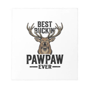 Beste Buckin Pawpaw Vintage-Hirschjagd-Shirt_1 Notizblock