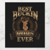 Beste Buckin-Pop je Vatertag Jäger Weinetikett (Einzelnes Label)