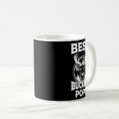 Beste Bucking-Pop Jagen Pop Opa Hunter Kaffeetasse (VorderseiteRechts)