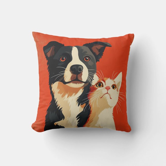 Beste Buddies Kissen (Vorderseite)