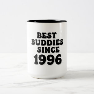 Beste Buddies seit 1996 Design Zweifarbige Tasse