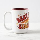 Beste Buddies seit 1996 Design Zweifarbige Tasse (Links)