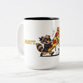 Beste Buddies seit 1996 Design Zweifarbige Tasse (Vorderseite Links)