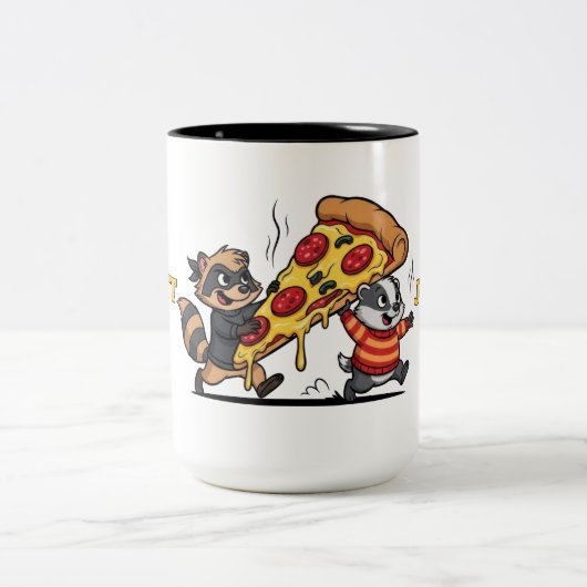 Beste Buddies seit 1996 Design Zweifarbige Tasse (Mittel)