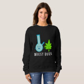 Beste Buds Unkraut 2 Sweatshirt (Vorne ganz)
