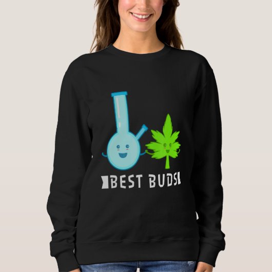 Beste Buds Unkraut 2 Sweatshirt (Vorderseite)