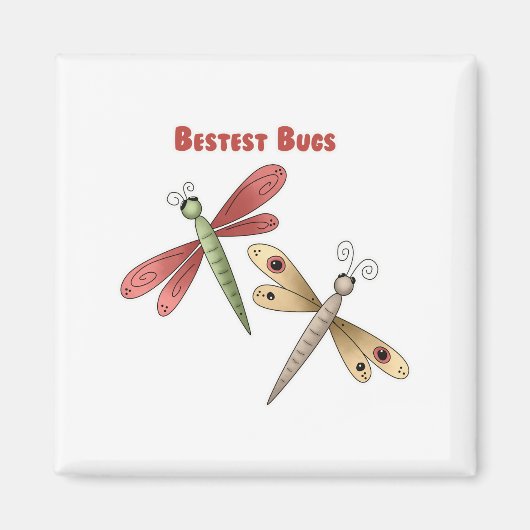 Beste Bugs (Libellen) Magnet (Vorne)