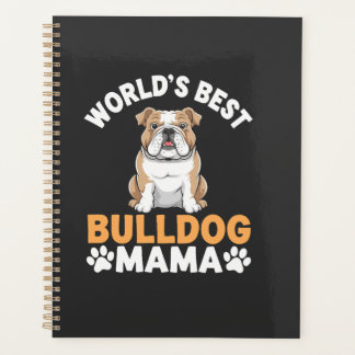 Beste Bulldogge-Mama der Welt Planer