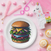 Beste Burger hier Pappteller (Party)