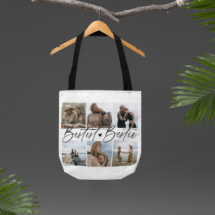 'Beste Busenfreundin' Freunde Andenken Foto Collag Tasche