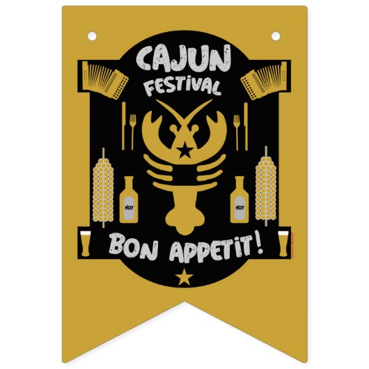 Beste Cajun-Köche Schürze Wimpelkette (Erste Fahne)