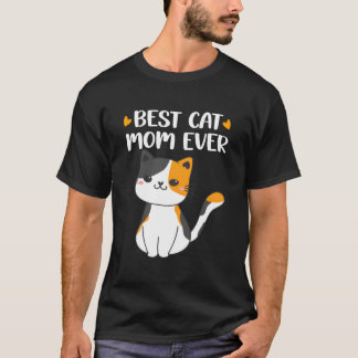Beste Calico Cat Mama Calico Kitty Mutter für Katz T-Shirt