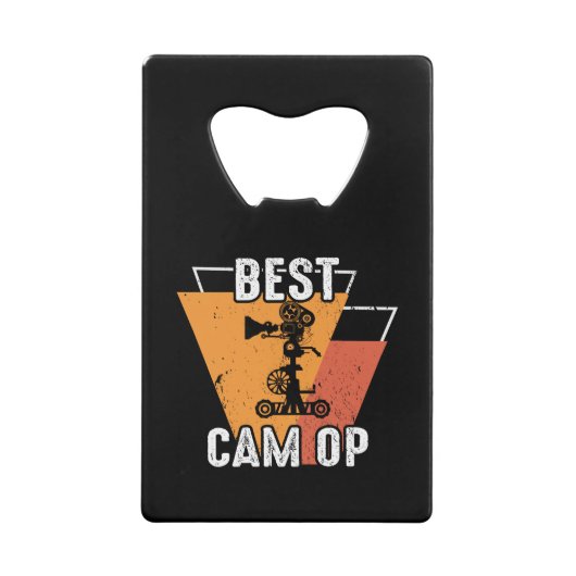 Beste Cam Op - Camera Team-Geschenk Geldbeutel Flaschenöffner (Vorderseite)
