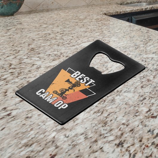 Beste Cam Op - Camera Team-Geschenk Geldbeutel Flaschenöffner