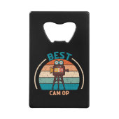 Beste Cam Op Retro - Camera Team-Geschenk Geldbeutel Flaschenöffner (Vorderseite)