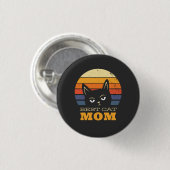 Beste Cat-Mama Button (Vorne & Hinten)