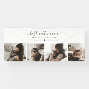 Beste Cat-Mama: Custom Mother's Day Cat Foto Banner