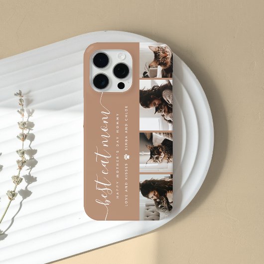 Beste Cat-Mama: Custom Mother's Day Cat Foto Case-Mate iPhone Hülle