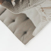 Beste Cat-Mama: Custom Mother's Day Cat Foto Fleecedecke (Ecke)