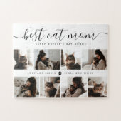 Beste Cat-Mama: Custom Mother's Day Cat Foto Puzzle (Horizontal)