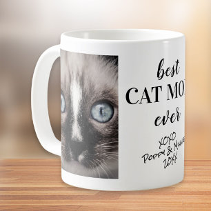 Beste Cat Mama Eher Personalisierte Fotos Kaffeetasse