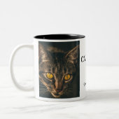 Beste Cat Mama Eher Personalisierte Fotos Zweifarbige Tasse (Links)