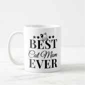 Beste Cat Mama Ever - Cat Mama Kaffeetasse (Links)