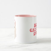 Beste Cat Mama Ever Cat Personalisiertes Weihnacht Tasse (Zentrum)