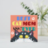 Beste Cat Mama je | Albern Cat Lovers Funny (Stehend Vorderseite)