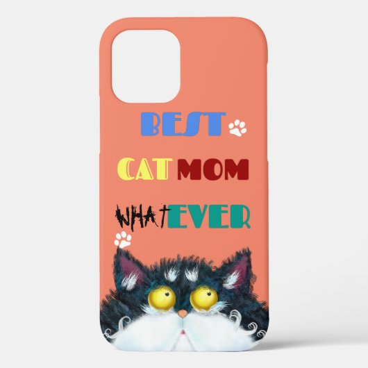 Beste Cat Mama je | Albern Cat Lovers Funny Case-Mate iPhone Hülle (Rückseite)
