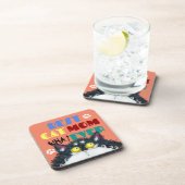 Beste Cat Mama je | Albern Cat Lovers Funny Getränkeuntersetzer (Rechte Seite)