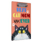 Beste Cat Mama je | Albern Cat Lovers Funny Klemmbrett (Rechts)