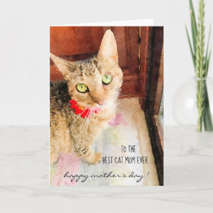 Beste Cat Mama je! Alles Gute zum Muttertag! Karte