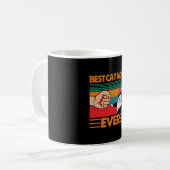 Beste Cat Mama je Bandana Kaffeetasse (Vorderseite Links)