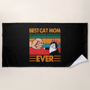 Beste Cat Mama je Bandana Strandtuch