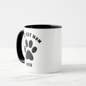Beste Cat-Mama je benutzerdefinierter Text Persona Tasse (Vorderseite Links)