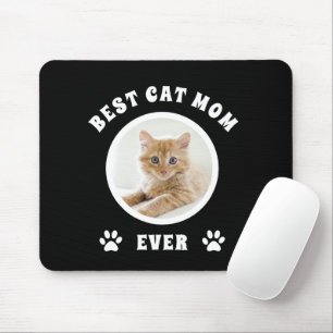 Beste Cat-Mama je benutzerdefiniertes Foto Persona Mousepad