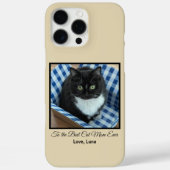 Beste Cat-Mama je benutzerdefiniertes Foto und Tex Case-Mate iPhone Hülle (Rückseite)