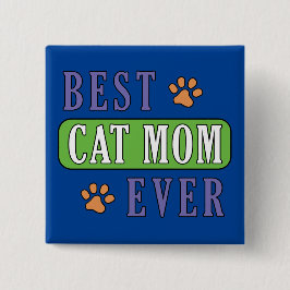 Beste Cat Mama je Button