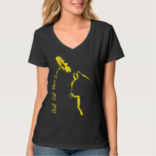 Beste Cat Mama je Cat Mama Sonnenblumen Muttertag T-Shirt