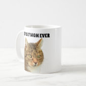 BESTE CAT-MAMA JE CUSTOM KAFFEE-TASSE KAFFEETASSE (Vorderseite Links)