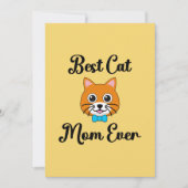 Beste Cat Mama je Feiertagskarte (Vorderseite)