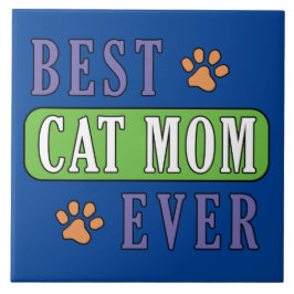 Beste Cat Mama je Fliese