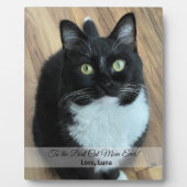 Beste Cat Mama je Foto Fotoplatte (Vorderseite)