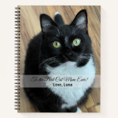 Beste Cat Mama je Foto Notebook Notizblock (Vorderseite)