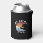 Beste Cat Mama je | Funny Cat Mama Geschenk Dosenkühler (Kanne Vorderseite)