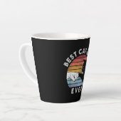 Beste Cat Mama je | Funny Cat Mama Geschenk Milchtasse (Linke Ecke)