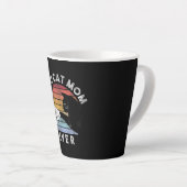Beste Cat Mama je | Funny Cat Mama Geschenk Milchtasse (Rechte Ecke)