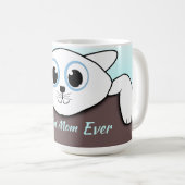 Beste Cat Mama je Kaffee Tasse (VorderseiteRechts)