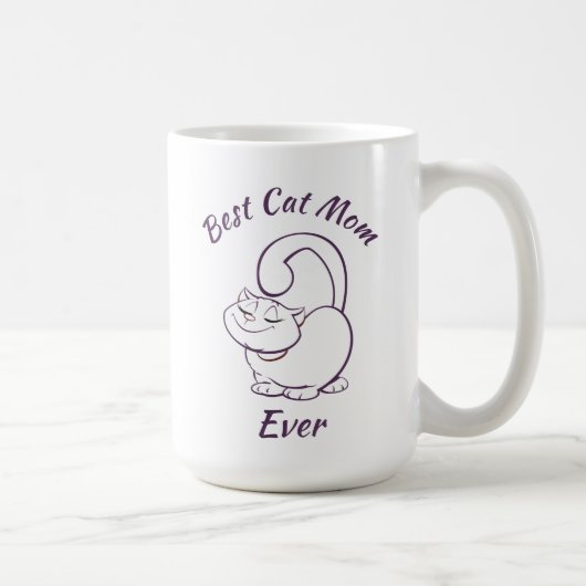 Beste Cat Mama je Kaffee Tasse (Rechts)